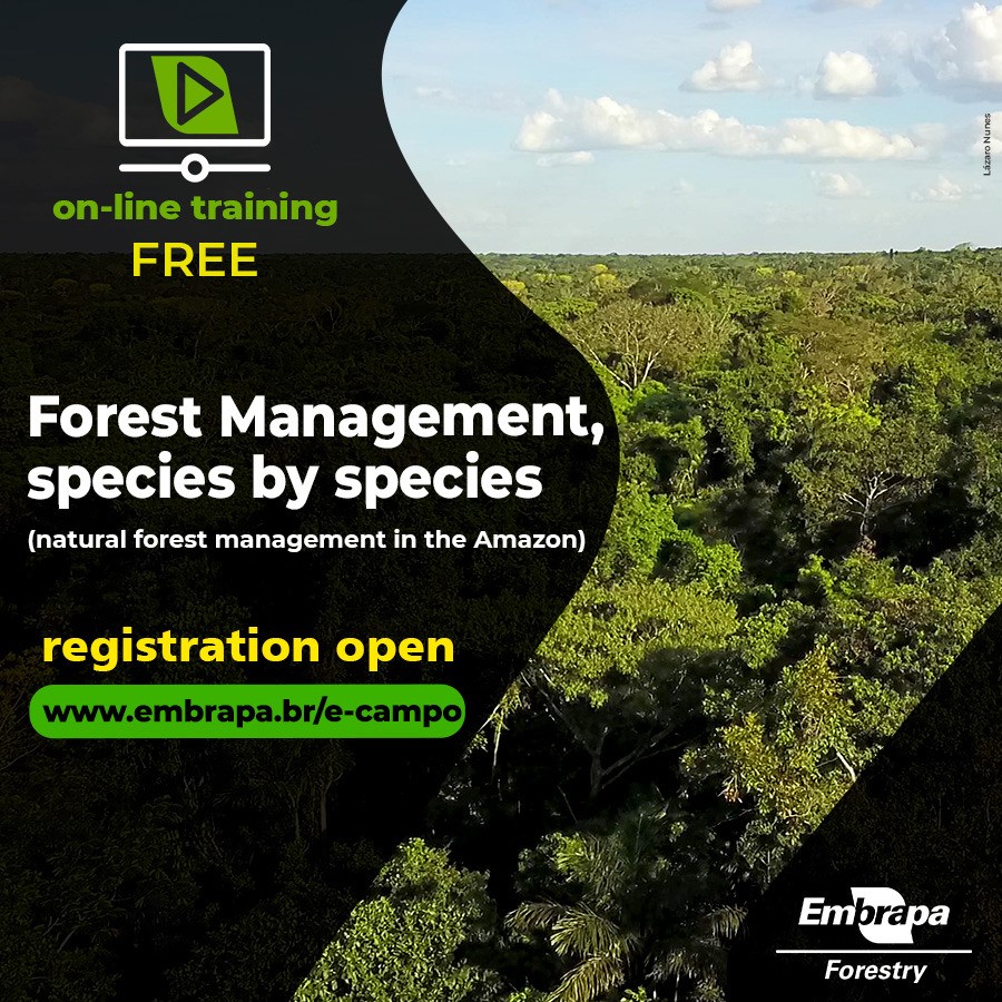 Embrapa's First Online Training in English on Sustainable Forest Management