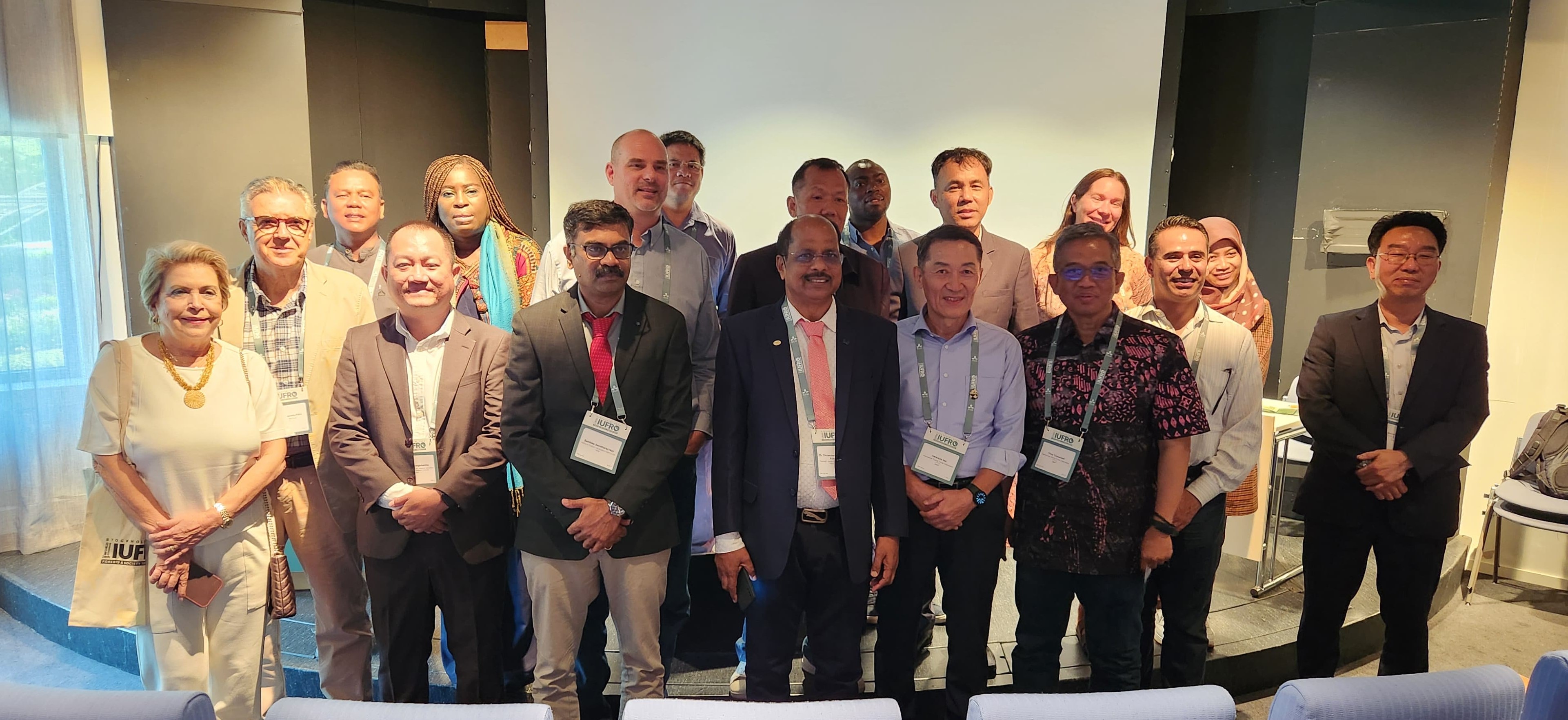 Participants and speakers of the teak session at the 2024 IUFRO World Congress, Stockholm, Sweden. Photo provided by P.K. Thulasidas